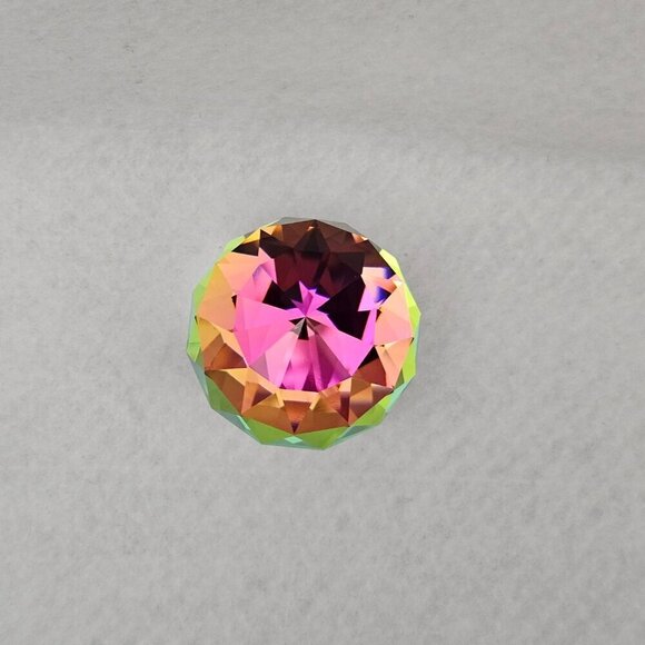 Swarovski Vitrail Medium Rainbow Prism Spere Crystal Round Retired Paperweight - Picture 4 of 11